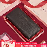 金狐狸（FOXER）牛皮女士钱包大容量短款卡包钱票夹手拿包零钱包圣诞节礼物送女友