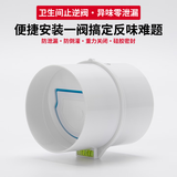 康乔兰科卫生间止逆阀110pvc管道止回阀暖风排风扇专用厕所浴霸烟道单向阀 双面接75PVC硬管止逆阀（75mm小阀体）