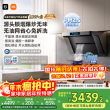米家小米抽吸油烟机净烟机P1国家补贴以旧换新大吸力一级能效上门安装【煤气灶烟灶套装】免拆洗MJ04CY