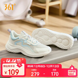 361°运动鞋女秋季透气轻便减震通勤休闲慢跑步鞋子女682322205F-6