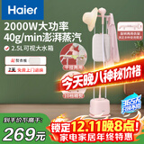 海尔（Haier）双杆立式挂烫机家用手持蒸汽电熨斗烫衣服带板大功率平挂两用多功能蒸气熨烫机HY-GS2408F