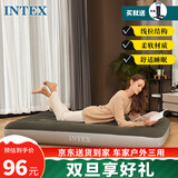 INTEX 64107充气床垫打地铺露营气垫床户外车载防潮垫睡垫陪护折叠床N