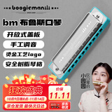 BoogieMAN【园园同款】口琴PADDY调带低音6十孔布鲁斯蓝调10孔成人专业