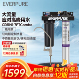 爱惠浦（Everpure）商用厨房自来水过滤 餐饮现调直饮 5升/分钟 12吨超大制水量 餐饮用水过滤器CDRN1-7FTCombo 