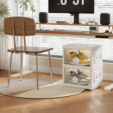 邦尼美家透明鞋盒收纳盒抽屉式硬塑料折叠鞋柜大号简易鞋架家用省空间神器 【单列2层-高透视】可装45码鞋子