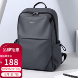 高尔夫（GOLF）双肩包男士大容量背包男防泼水15.6英寸电脑学生书包休闲旅行背包