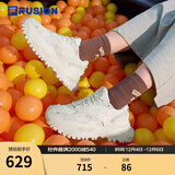 FILA FUSION斐乐女鞋BIANCO老爹鞋季新款硬糖鞋休闲鞋厚底运动鞋女 棉花糖/银-MM 36