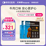 HEARTGARD犬心保狗狗进口驱虫药小型犬驱蛔虫钩虫预防心丝虫原研药12粒装