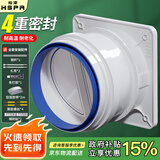 裕津（HSPA）烟道止逆阀厨房抽油烟机止回阀公共烟道防烟止逆阀升级加厚2013