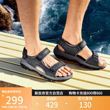 斯凯奇（Skechers）凉鞋男士秋季外穿运动凉拖鞋软底休闲沙滩鞋204105