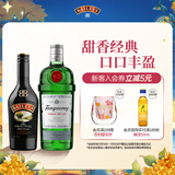 百利（Baileys）甜酒力娇酒原味500ml+添加利伦敦金酒750ml 调酒基酒