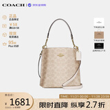 蔻驰（COACH）【品牌直供】女包MOLLIE手提斜挎水桶包 CBQ33生日礼物