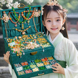 梦多福儿童串珠玩具diy手工女孩女童生日礼物头饰发饰礼盒6-10岁过家家5