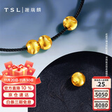 谢瑞麟（TSL）黄金转运珠足金路路通百单品不含手绳YS009 约0.25g