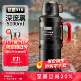 PAKCHOICE保温壶杯大容量保温保冷水壶316不锈钢户外便携旅行车载暖水壶