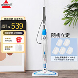 必胜（BISSELL） 蒸汽拖把 家用蒸汽清洁机擦地拖地高温清洁机除菌除螨电动手持清洁机吸尘器伴侣3004Z 3004Z+5盒（10块拖布）