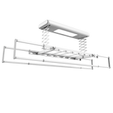 好太太（Hotata） 电动晾衣架智能自动升降晒被阳台晾衣架室外衣服架伸缩晾衣杆 D-3116S：语音+照明+4横杆