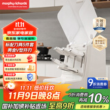 摩飞电器（Morphyrichards）刀具消毒机 全封闭消毒刀架 防尘防油烟全套刀具收纳消毒烘干 厨房家用菜刀 精钢刀具5件套 MR1008