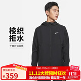 耐克NIKE男子 春秋款 轻盈梭织夹克 运动休闲 DD4747-010黑L