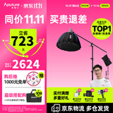 爱图仕（Aputure）艾蒙拉 200x S 200d S系列直播  补光灯 摄影  美颜 视频绿幕影棚200w人像室内外深抛柔光箱 200x S 90深抛柔光罩横臂支架套