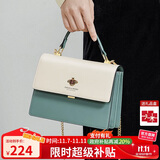 蔻一（Cnoles）包包女士款2025年最新款牛皮女生高端斜挎包通勤大容量单肩包