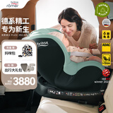 宝得适（BRITAX）宝宝儿童安全座椅0-4岁360度旋转汽车ISOFIX硬接口双面骑士PLUS 双面骑士PLUS松石绿