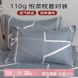 艾薇 枕头套磨毛枕套一对儿童枕套卡通学生单人枕套 格调时代 48*74cm