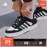 adidas「小锯齿」D-PAD CLASSIC美高风篮球风板鞋男女阿迪达斯   白色/黑色   42