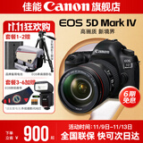 佳能5d4单反相机 Mark IV打鸟摄影器材专业级全画幅高级单反摄影像照相机 5D4 EF 24-105USM 套机基础套餐一