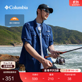 Columbia哥伦比亚户外2025秋男女钓鱼系列UPF50防晒宽松衬衫FJ7048 468 男女同款 M (175/96A)