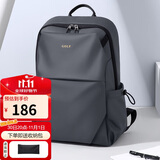 高尔夫（GOLF）双肩包男士大容量背包男防泼水15.6英寸电脑学生书包休闲旅行背包