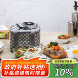 乐扣乐扣（LOCK&LOCK）耐热玻璃保鲜盒微波炉饭盒上班学生便当盒分隔餐盒配便当包两件套