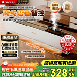 格力暖岁踢脚线取暖器石墨烯央视展示加湿家用电热电暖器浴室速热电暖气暖风机全屋升温 NJI-X7022BV-M