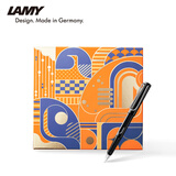 LAMY凌美钢笔 Safari狩猎系列墨水笔 正姿钢笔大学生文具书写练字签字笔团购刻字礼物 年会新年年货 亮黑色 0.5mm