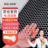 漫德莱阳台防护网 防坠塑料网围栏网护栏防猫网儿童隔离封窗网1.2*4米长