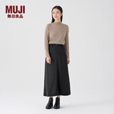 无印良品（MUJI）女式 灯芯绒 A字裙 长半身裙女秋冬款裙子 美拉德BE09CC3A 深灰色 XL (165/74A)
