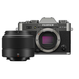 富士胶片FUJIFILMX-T30 III/XT30 III 微单相机（XC35F2 镜头) 灰色 2610万像素 胶片模拟拨盘 性能提升 自动对焦