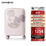 新秀丽（Samsonite）行李箱25英寸拉杆箱迪士尼米奇扩容旅行箱AF9米色托运密码箱