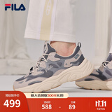 FILA斐乐女鞋跑步鞋情侣同款老爹鞋MARS火星鞋男鞋休闲运动鞋 【女款】烟灰/鸽子灰-FD 39
