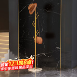安尔雅北欧铁艺落地衣架店大理石衣服架卧室置物现代挂衣架经典树杈款