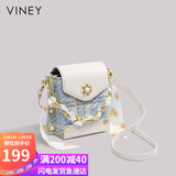 viney牛皮包包女包洋气手机包品牌斜挎单肩包生日礼物高级感送女友老婆