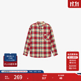 Levi's®SilverTab™25年新款男士美式复古格子休闲针织衬衫 红黄 M