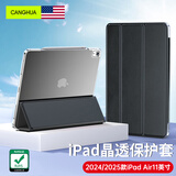 CangHua iPad Air11保护套 2024/2025款M3芯片11英寸苹果平板电脑Air6/7保护壳超薄防摔三折支架硅胶皮套