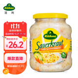 冠利（KUHNE）德国进口 酸菜酸椰菜350g甘蓝泡菜酱菜 德式西餐香肠烤肉配菜0脂