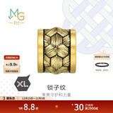 周生生黄金转运珠足金Charme XL 酷黑貔貅蝙蝠锁子纹串珠 定价单颗 锁子纹93841C