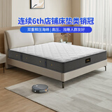 芝华仕5星床垫独立袋装弹簧静音家用乳胶席梦思软硬护脊厚垫明星垫D026 记忆棉版-1.8*2M 延期发货（详询客服）
