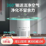 安拓浦空气净化器除甲醛除烟味过滤家用卧室办公室除灰尘新风机除雾霾异味室内除过敏原 空气净化器【AP-L1-S典雅白】高效除醛除异味