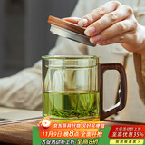 忆壶茶（YIHUTEA） 泡茶杯茶水分离玻璃杯办公室茶道喝茶杯子男士个人专用高档水杯 【底价冲量】加厚泡茶杯400ml