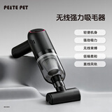 PEITE PET宠物吸毛器家用电动吸猫毛狗毛吸尘器床沙发猫毛粘毛除毛清理神器 黑色 升级强吸力（Type-C快充款）