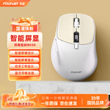 方正（Founder）蓝牙双模鼠标 充电式鼠标 人体工程学鼠标 台式笔记本电脑鼠标 带电显示鼠标 【白色】